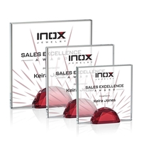 The Entwhistle Award features a 0.5" Starfire Crystal wedged between two......