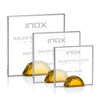 The striking Entwhistle Award features a dazzling 0.5" Starfire Crystal...