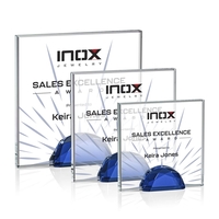 The Entwhistle Award features a 0.5" Starfire Crystal wedged between two......