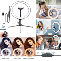 Home Streaming Studio with 10" Light & Tripod