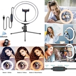 Home Streaming Studio with 10" Light & Tripod