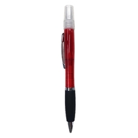 6.06" x 0.43" plunger-action ballpoint pen with 3 ml hand sanitizer... from...