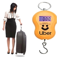 This Portable Electronic Digital Luggage Scale is available in yellow...