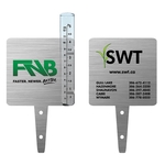 Brushed Aluminum Rain Gauge