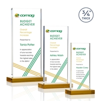 The Arizona Award features an elegant Starfire Crystal mounted upright on......