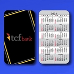 Vertical Calendar Card, Full Color