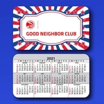 Horizontal Calendar Card, Full Color
