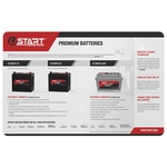 Counter Mat 1/16" White Synthetic Rubber Full Color