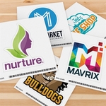 Kiss-Cut Singles White Vinyl Removable