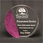 Circle Glitter Side Accent