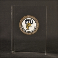 6" x 8" x 7/8" embedment award made of acrylic with... from ASI 45430 Clear...