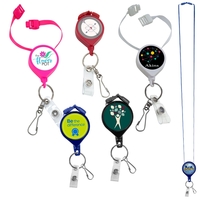 A-Just-A Lanyard, customize length, break away, three attachments... from ASI...