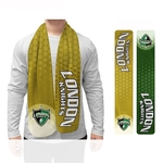 2-Tone Fleece Scarf, 8x60, 2 Side Sublimated