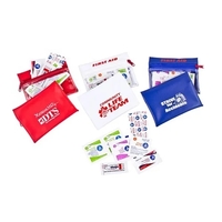 Health and wellness first aid kit with bandages, alcohol pads, antiseptic......