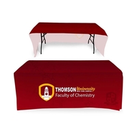Faculty Tablethrow for 6' Table (Open Back), Sublimated