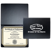 Economy Heat Sealed Certificate Holder (Portrait Style)