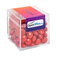 Sweet boxes made of acrylic with a clear cube shape filled... from ASI 44900...