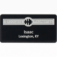 The little black dress of name badges - perfect to dress... from ASI 61966...