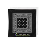 Paisley Bandana, 22x22, Sublimated