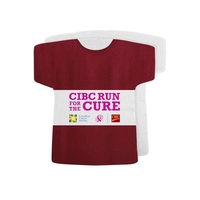 17x18 Sponsorship Shirt Shape Rally Towel with sublimation printing or...