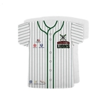 Baseball Jersey Shape Rally Towel 17x18, Sublimated