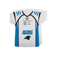 Football Jersey Shape Rally Towel 17x18, Sublimated