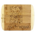 A Slice of Life Indiana Serving & Cutting Board