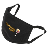 3-Ply Cotton Face Mask with Sewn Ear Loops