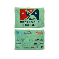 12" x 18" microfiber rally towel with sublimation decoration... from ASI...