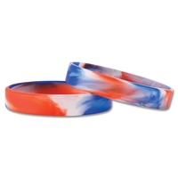 1/2" American Marble Design Silicone Wristbands