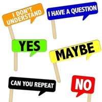 Thought Bubble Selfie Kit- Printed Full Color