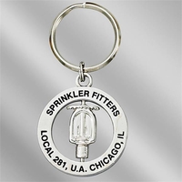 Spinner key tag includes custom center spinner and stock outer circle... from...