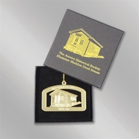 Custom etched ornament with optional enamel color fill... from ASI 55610...