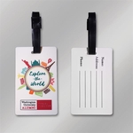 PVC Luggage Tag with Write-On Back
