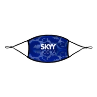 4 Ply Sublimated Polyester Adjustable Face Mask