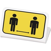 Economy plastic sign, 1 - 10 square inches.... from ASI 61966 HPG / Beacon...