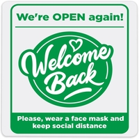 Economy plastic display sign, 100 - 125 square inches.... from ASI 61966 HPG...