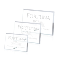 Windsor Rectangle Horizontal Award - Chrome