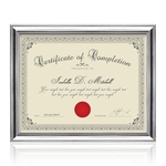 Ellison Certificate Frame - Silver