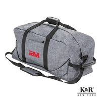 Duffel bag with adjustable, detachable should strap and dual carry...