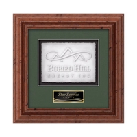 Cast Paper award framed in our exquisite Terrene molding with your... from...