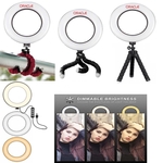 Kidder iBank® 6" Ring Light with Tripod Stand