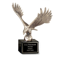 Antique bronze eagle leadership award with marble base.... from ASI 84592 St...