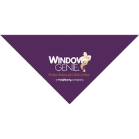 100% cotton pet bandanas; offered in three sizes with triangular shape.......