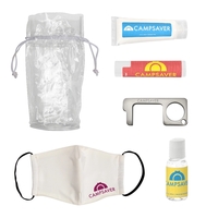 PPE kit with touchless opener, 2-ply face mask with a dye... from ASI 88060...