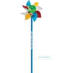 Pinwheel, 4" Beach Ball colors (ASSEMBLY INCLUDED)