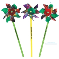 PINWHEEL 4" ASSORTED STEMS (ASSEMBLY INCLUDED)