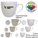 White Bistro Cappuccino Mug