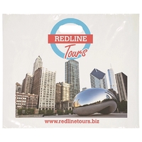 Digital Full-Color Die Cut Handle Plastic Bag with generous imprint area......