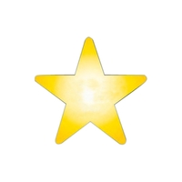 Star shaped flat flexible magnet.... from ASI 68507 The Magnet Group